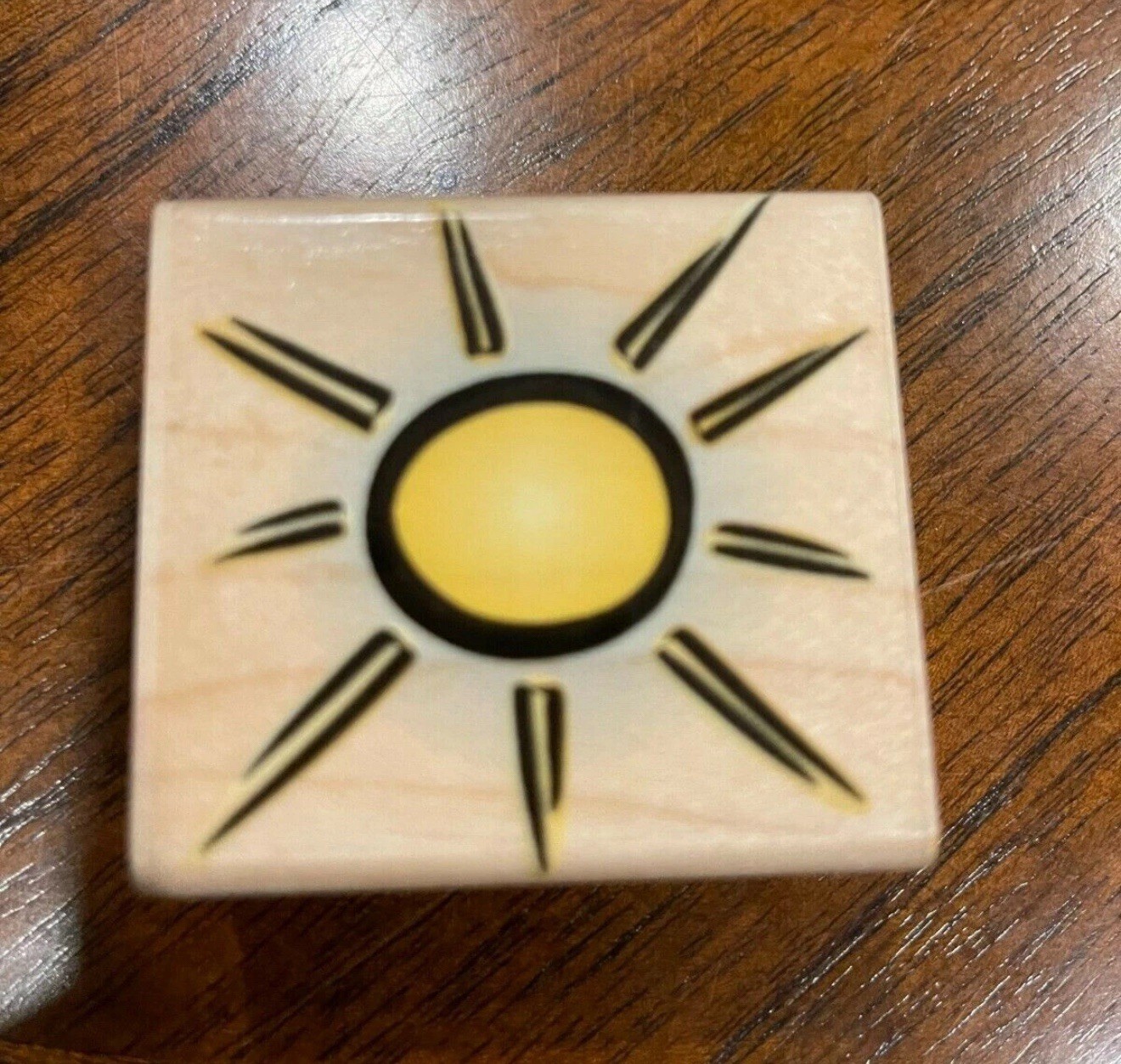 Hero Arts Sun Rubber Stamp 2"x2" BRAND NEW