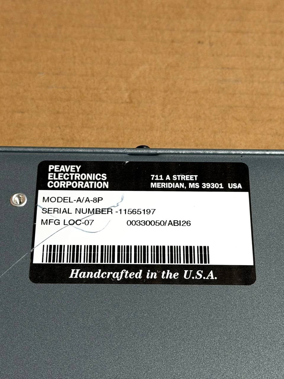 Peavey A/A - 8P Architectural Acoustics