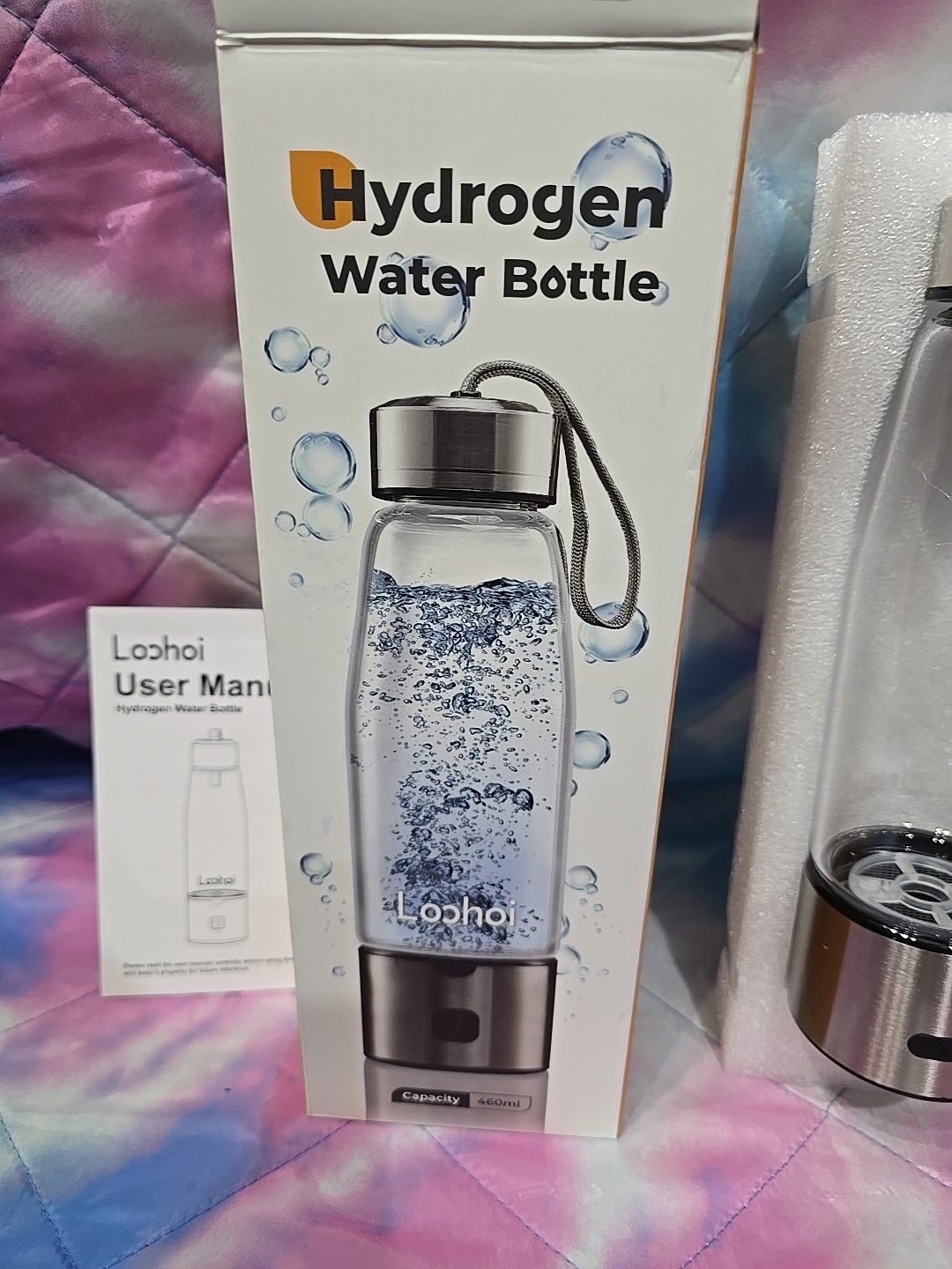 Loohoi Hydrogen Water Bottle New