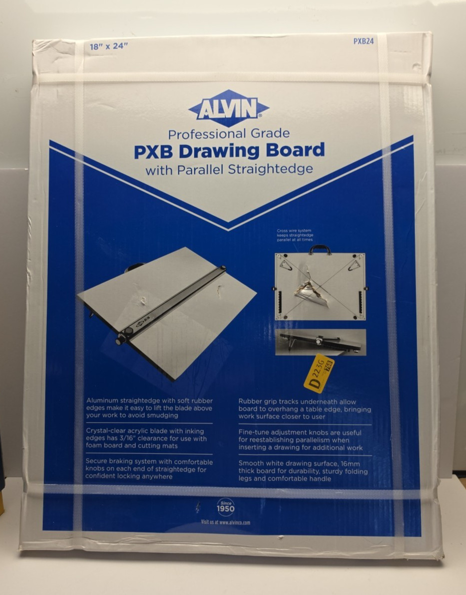 Alvin Portable Drafting Board Size 20" x 26" Model PXB26