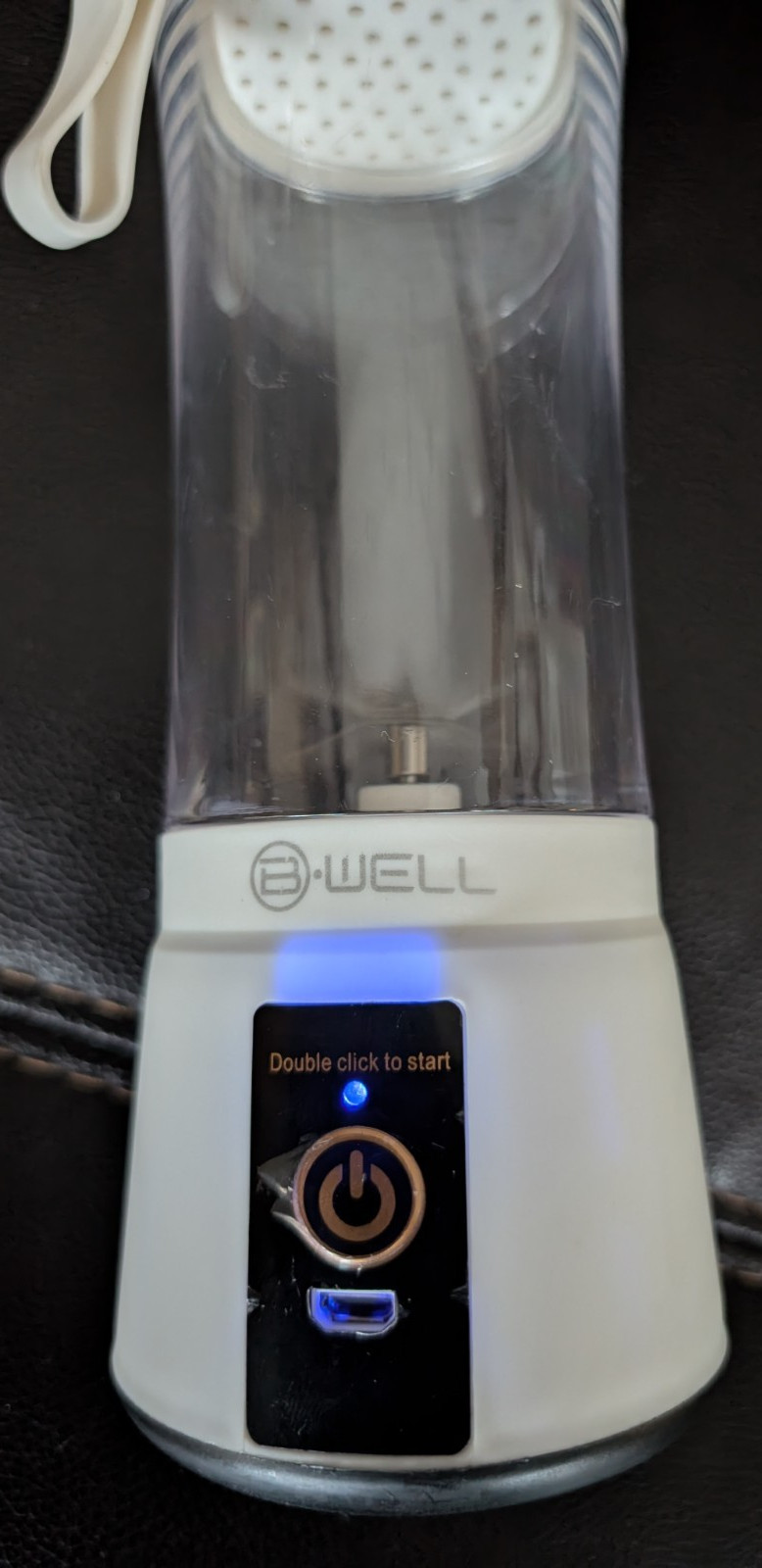 B-well Electric, Portable Blander, White, USB Rechargable