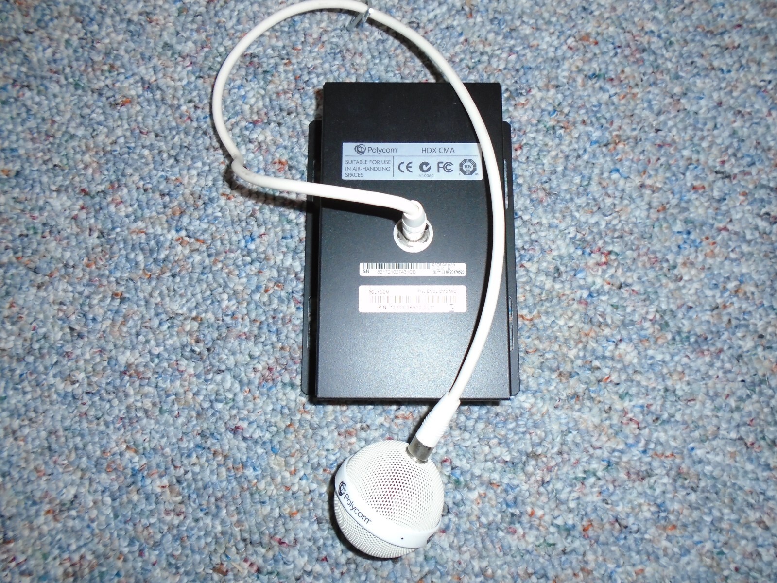 Polycom 2201-26932-001 HDX CMA Ceiling Microphone WHITE