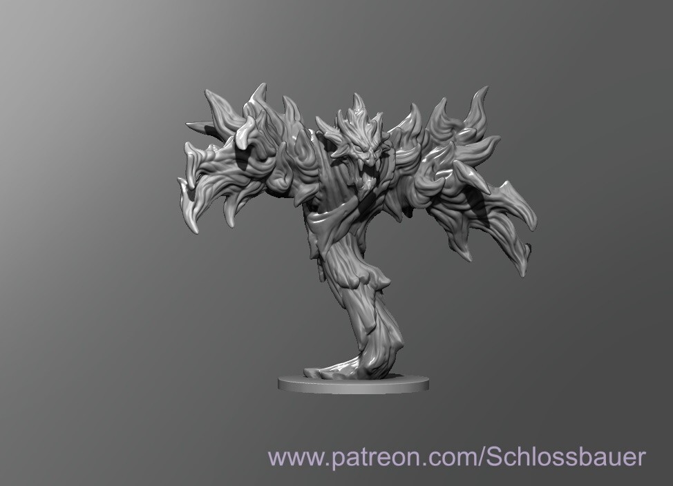 Blind the Thief Elemental Monster Manual 28mm Scale DND D&D Tabletop Miniature
