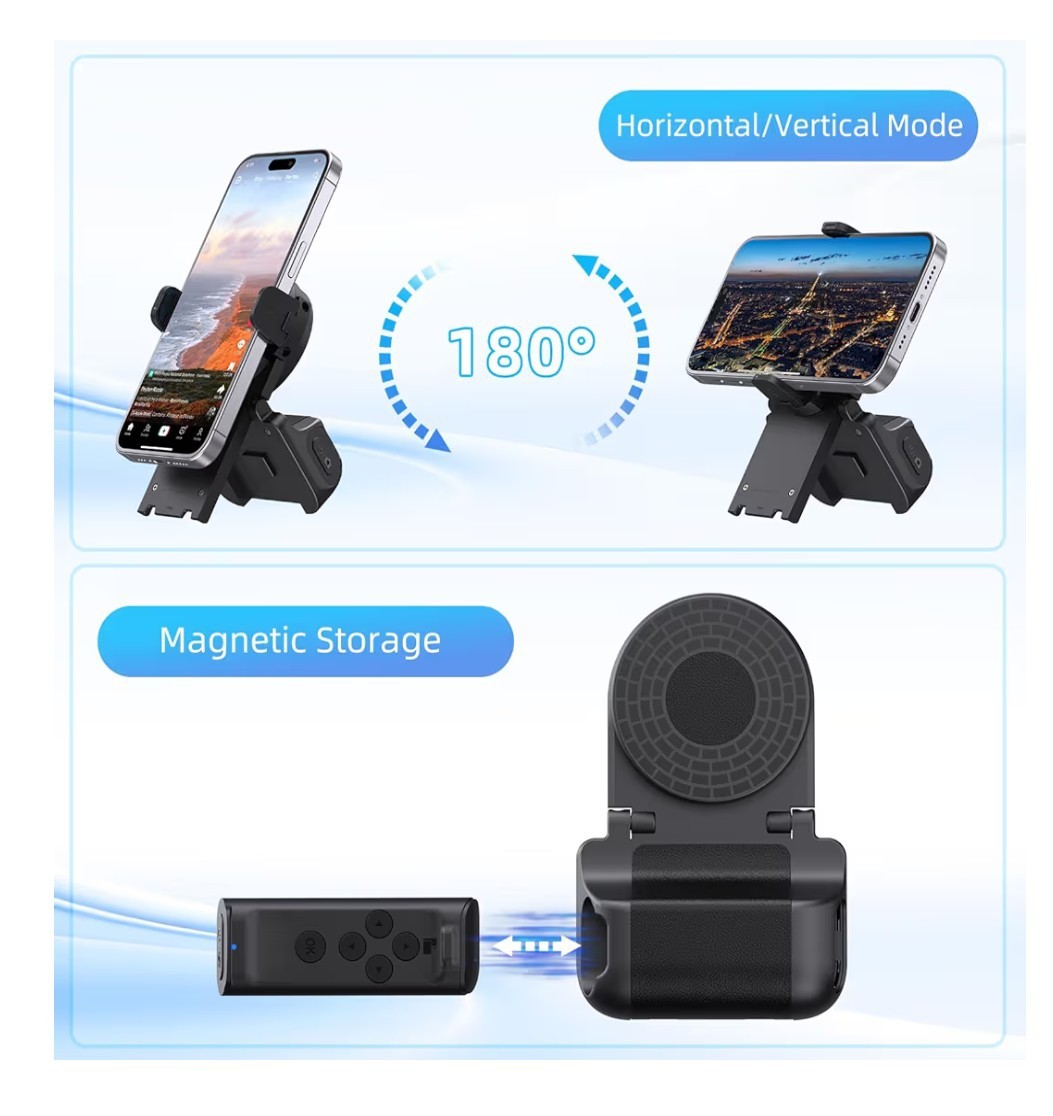 Bluetooth Remote Control Page Turner & Camera Shutter for iPhone iPad Android...