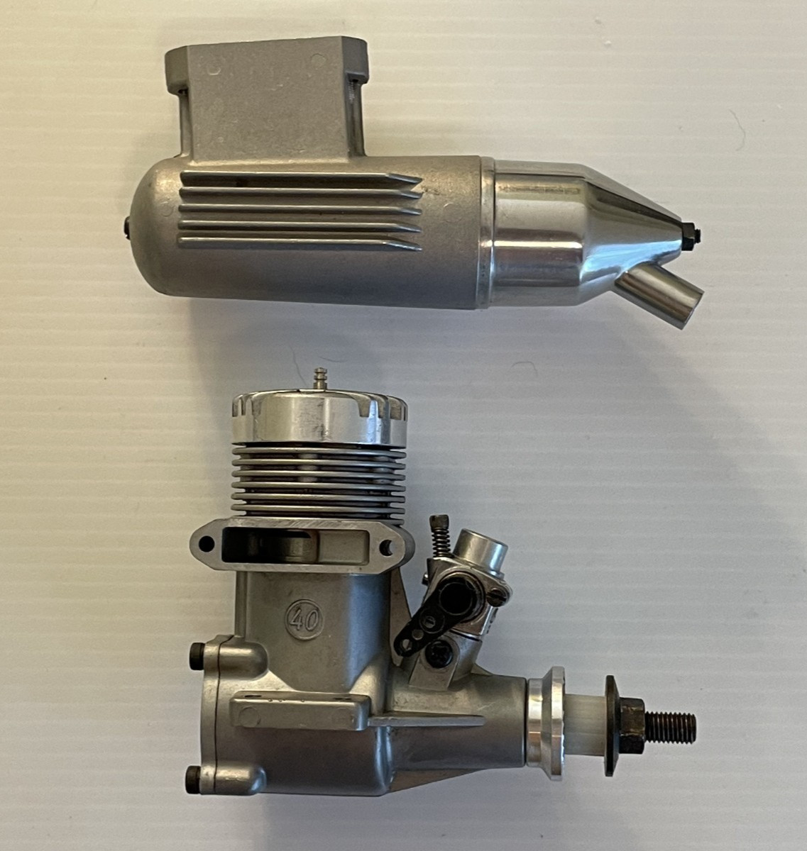 OS Max 40FP engine with E-3030 muffler