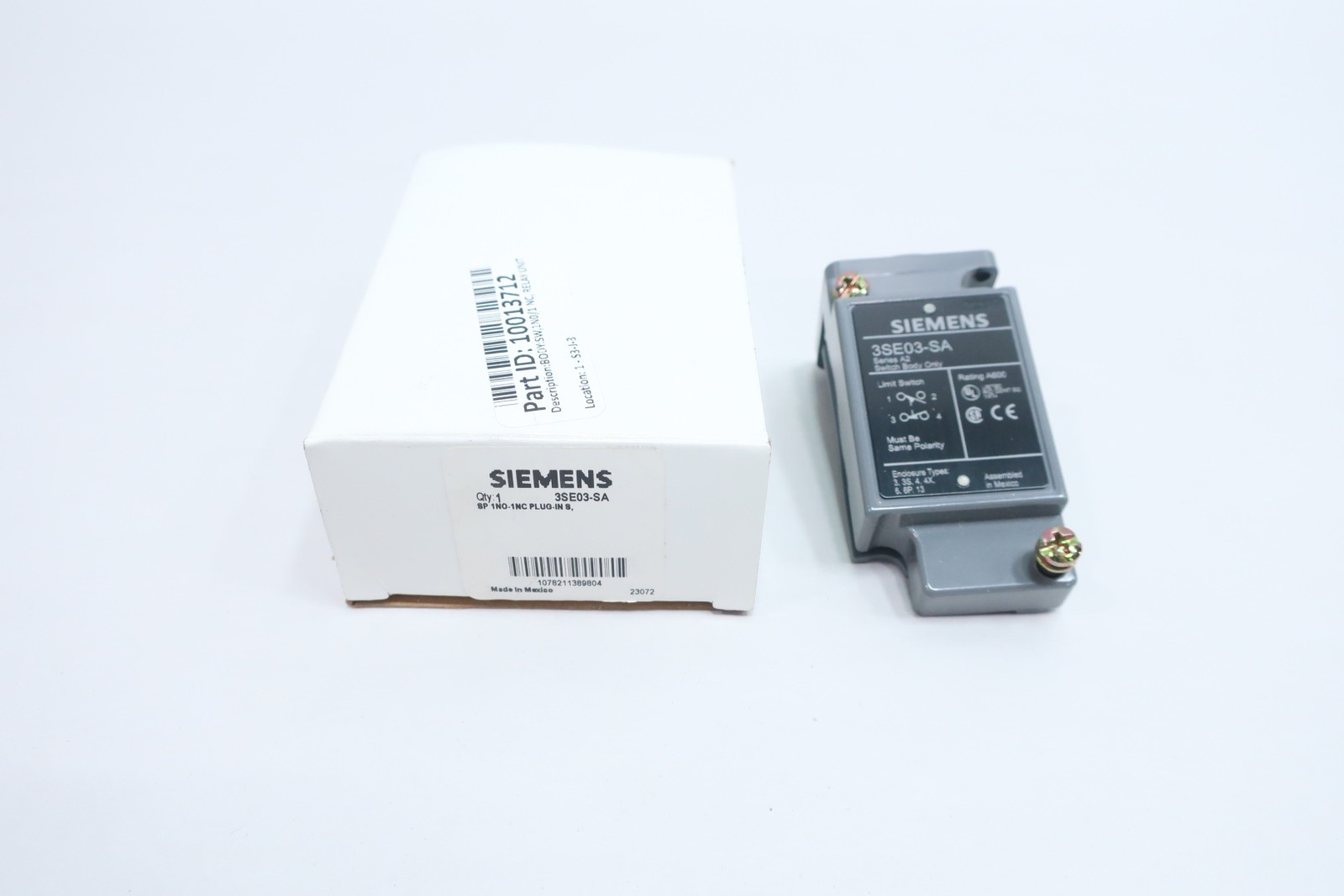 Siemens 3SE03-SA Limit Switch Body