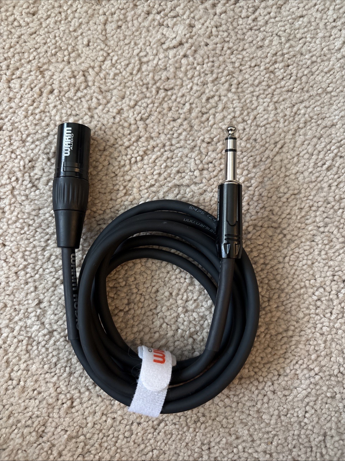 XLR to TLR warm audio adapter cord
