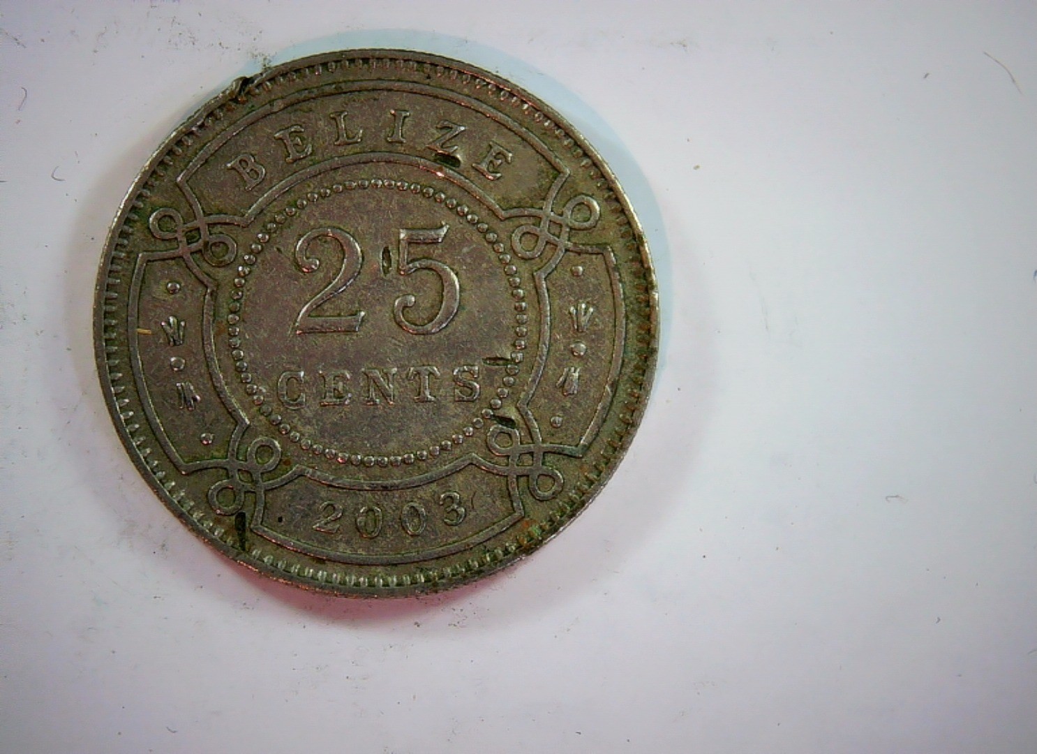 Belize 2003 25 Cents Belize 25 Cents (Queen Elizabeth II) Coin