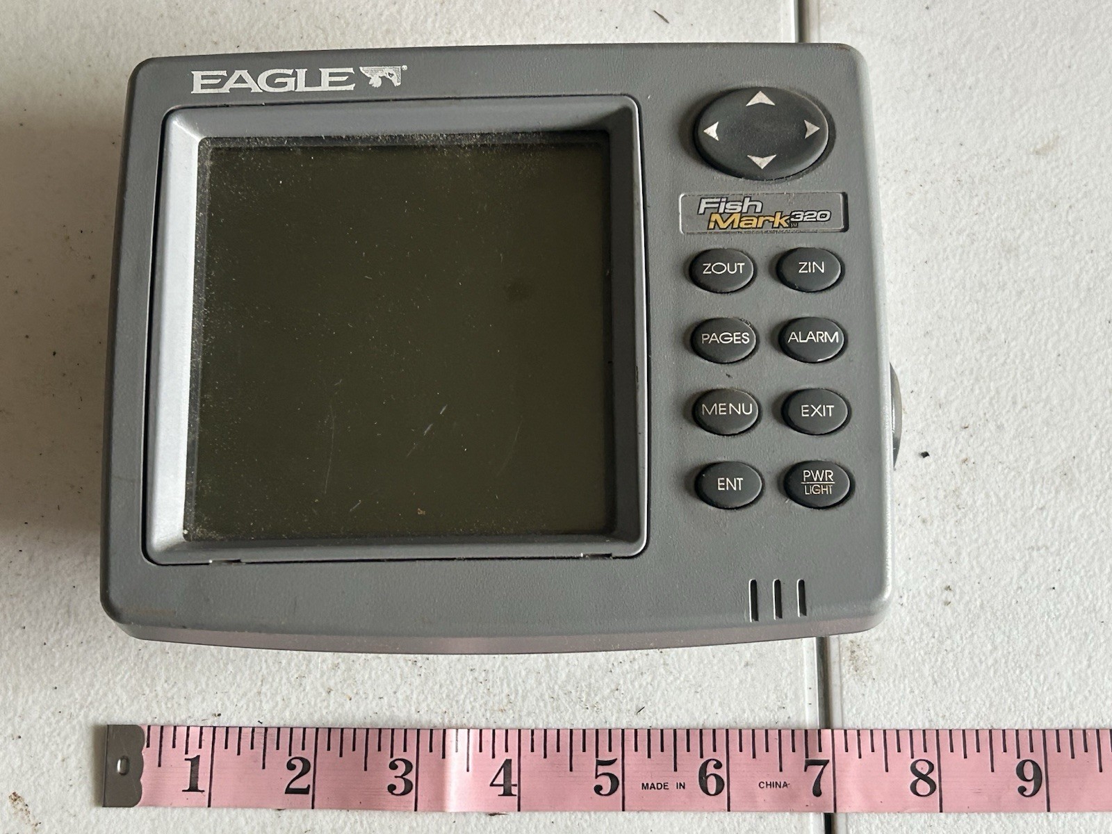 Eagle Fish Mark 320 Fish Finder Depth Finder Head Unit only AS IS UNTESTED