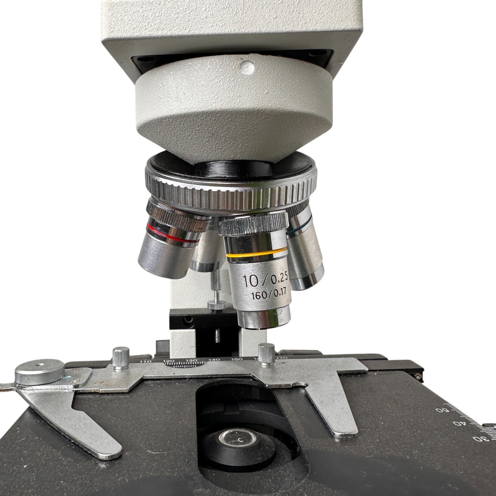 Ward’s Compound Student Microscope 4 Objectives Monocular 10X WF Eyepiece