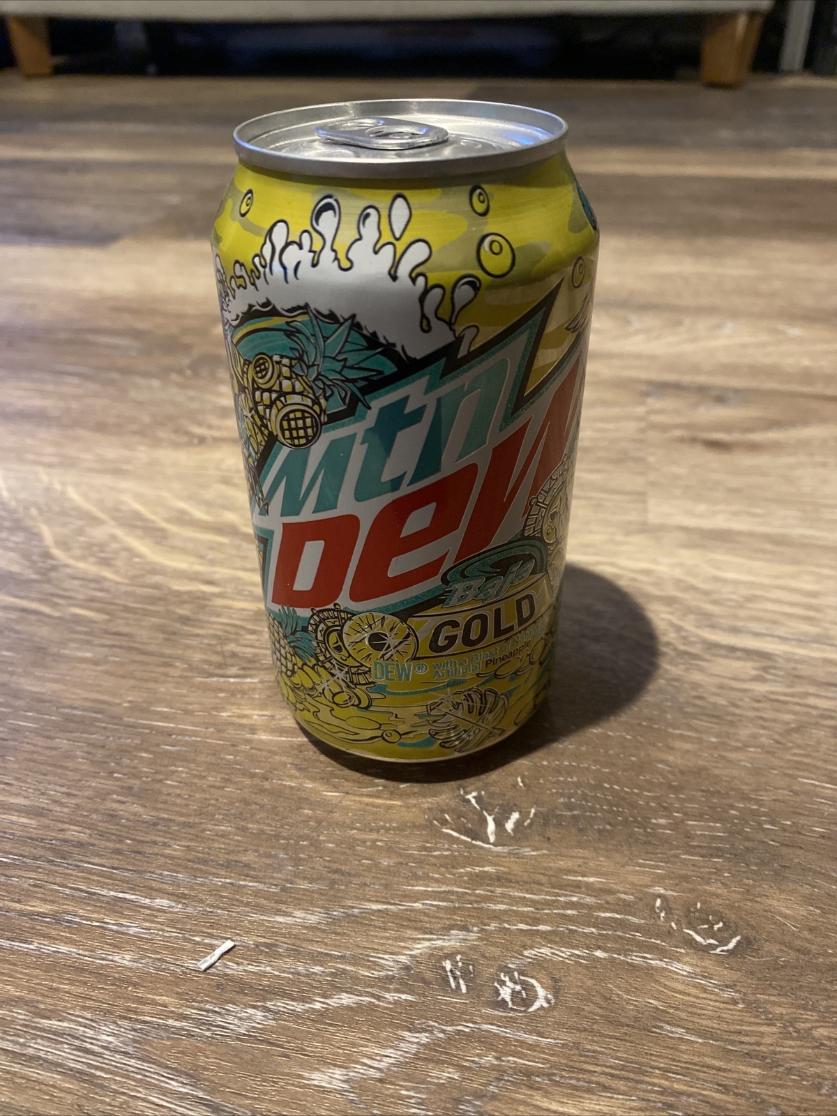 NEW! Mountain Dew Baja Gold Full/Unopened 12oz Can