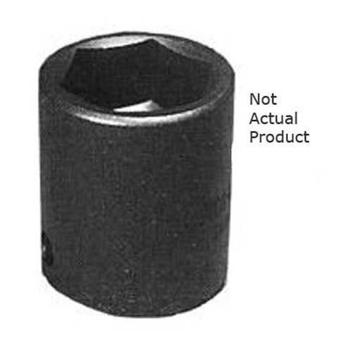K Tool 38112 Impact Socket, 1/2" Drive, 12mm, 6 Point, Shallow