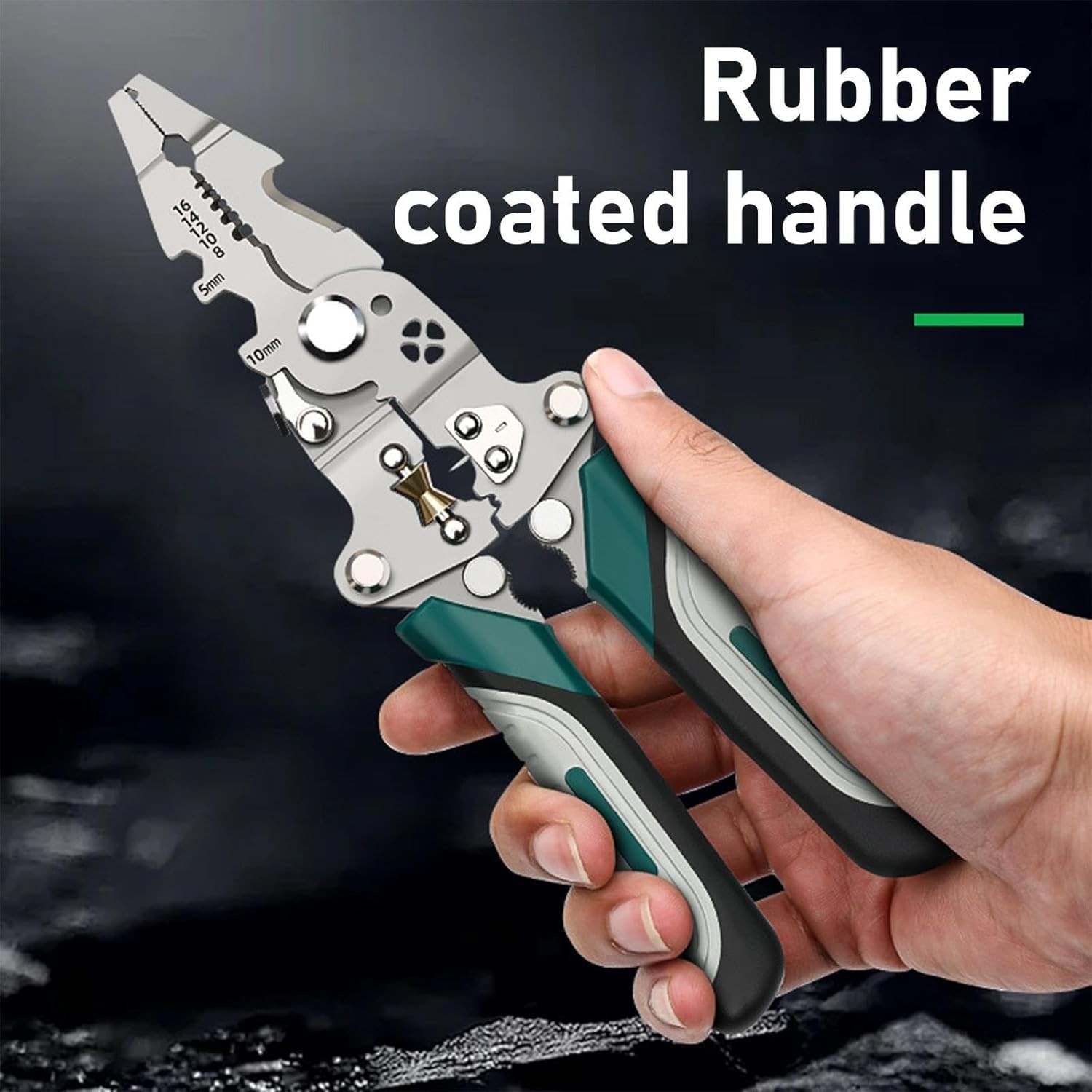 New 21-in-1 Foldable Wire Stripper,Multi-function Wire Stripping Cable-Cutter