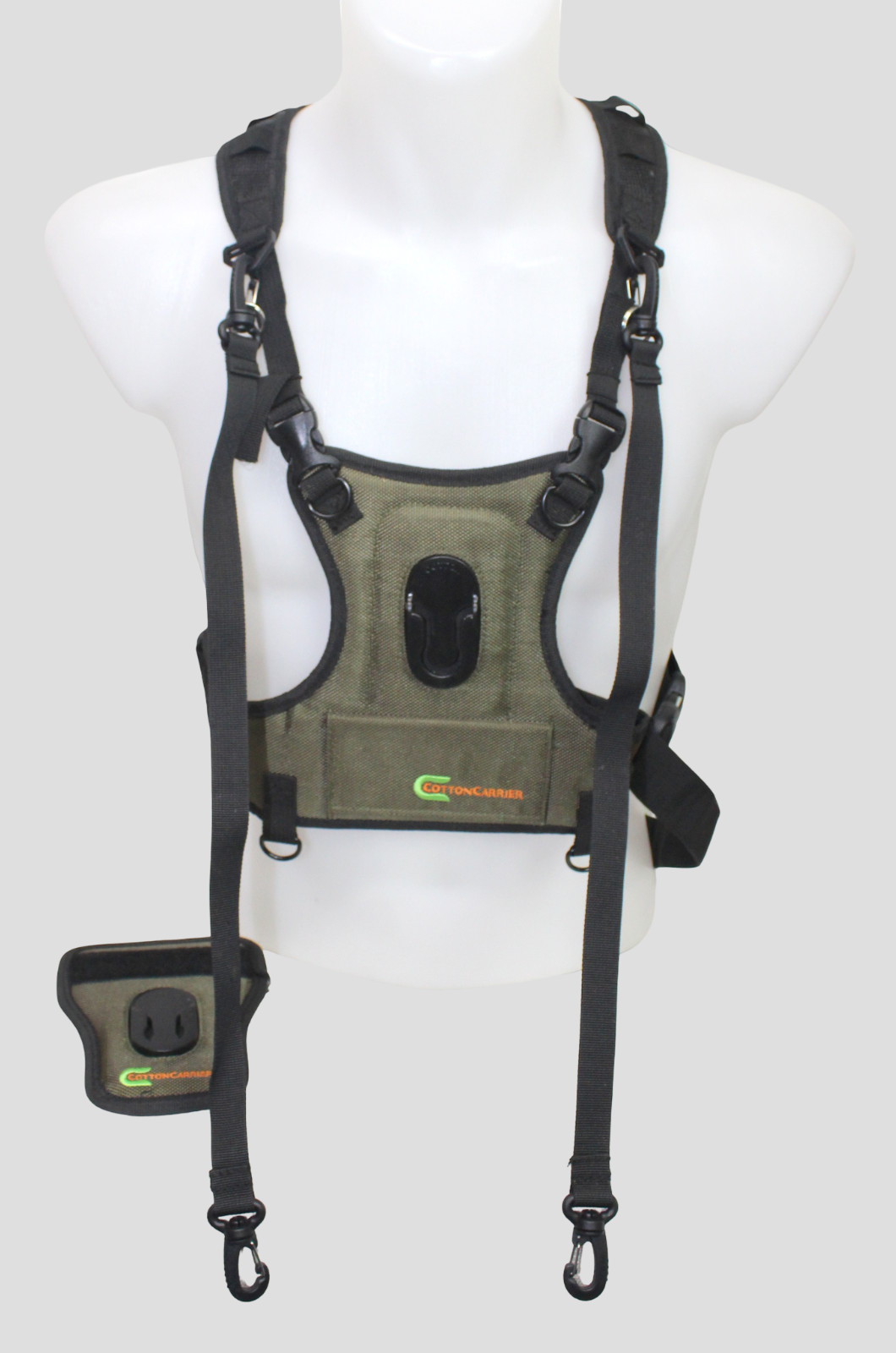 Cotton Carrier Camera Harness System Olive Black