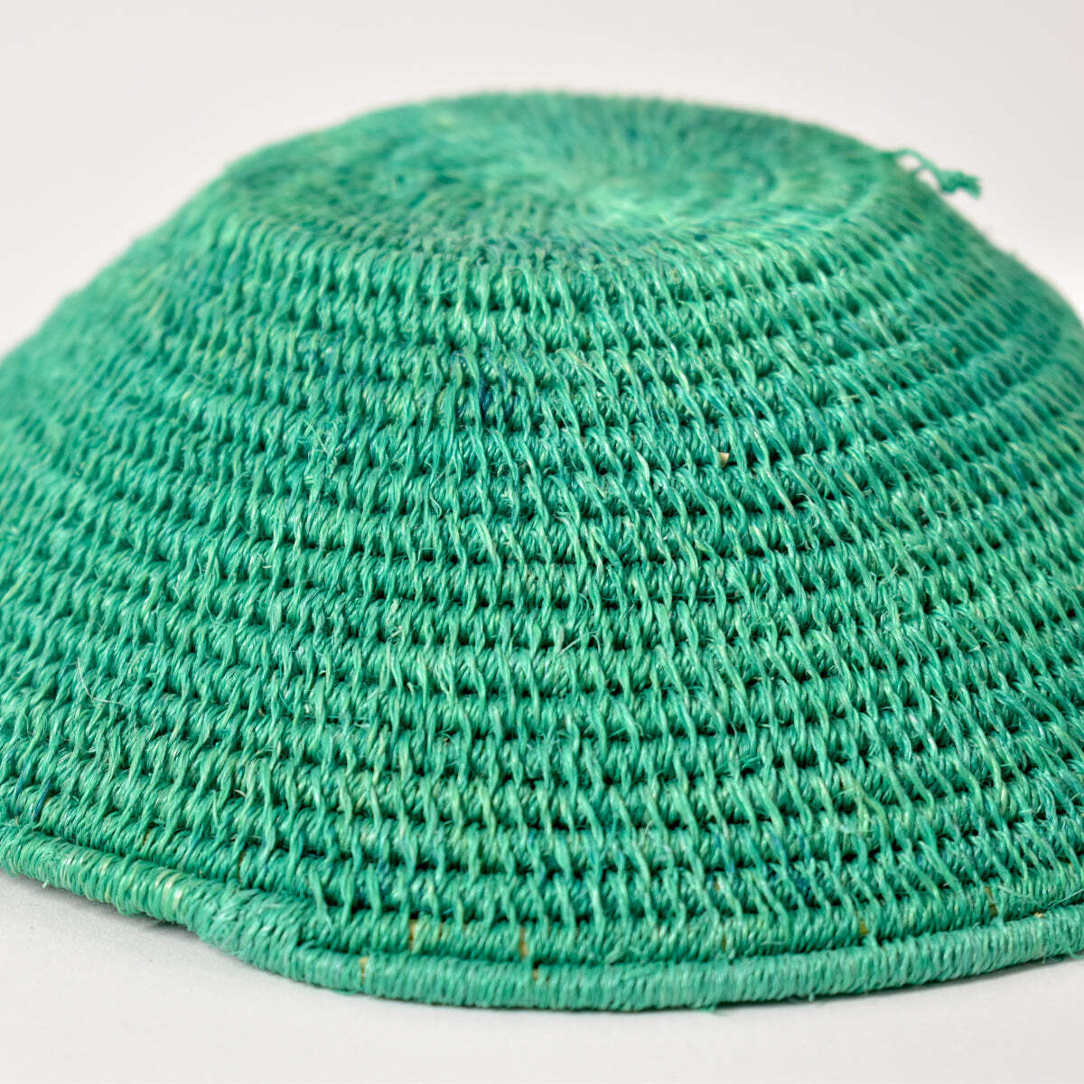 Sisal Handwoven Green Basket Eswatini 6inch
