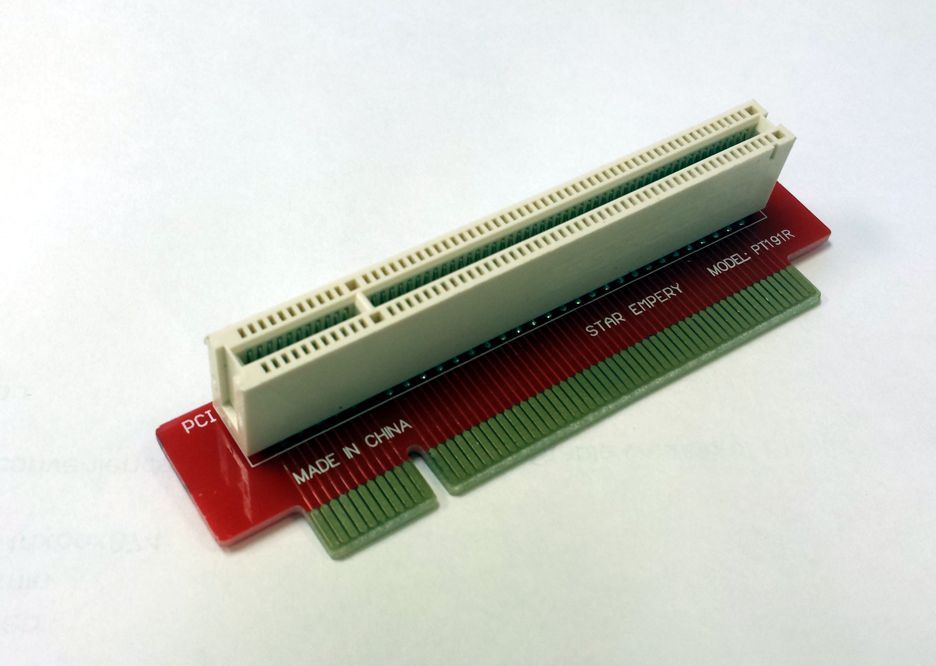 PCI RISER-1U-RIGHT Inward Angle Rackmount Adapter Extender Card