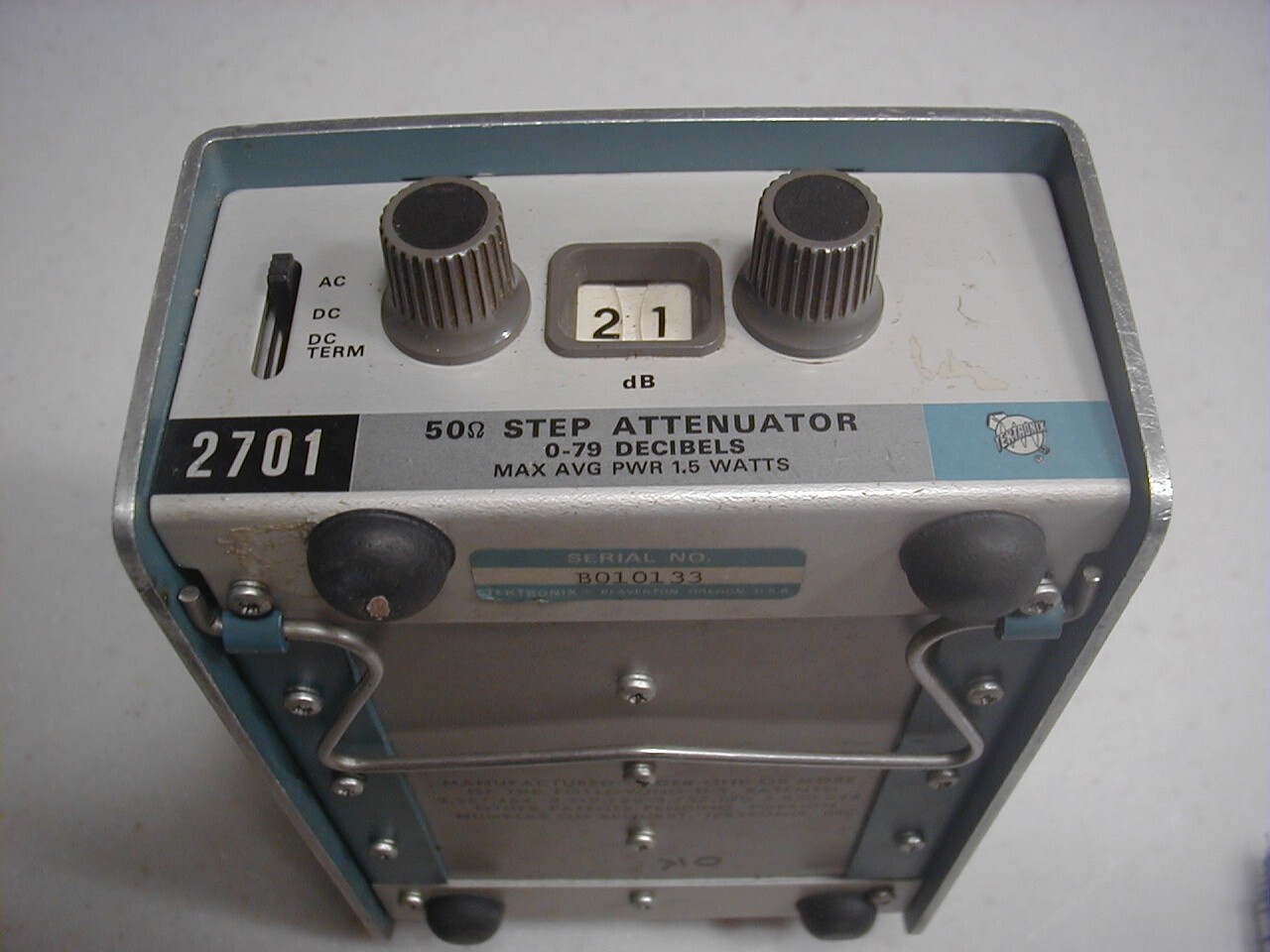 Tektronix 2701 Bench Step Attenuator 0-79 dB, DC-1.5 GHz, NICE Tested w/plot
