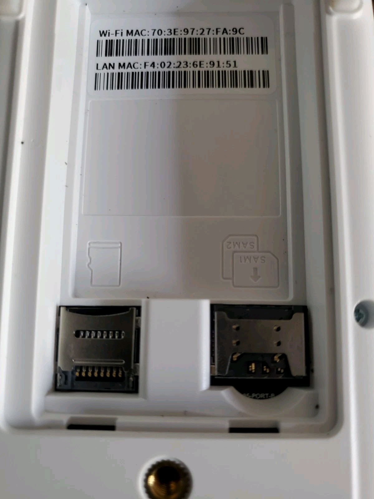 PAX A35 A35-0BA-RD6-00AA POS Terminal Untested No Back