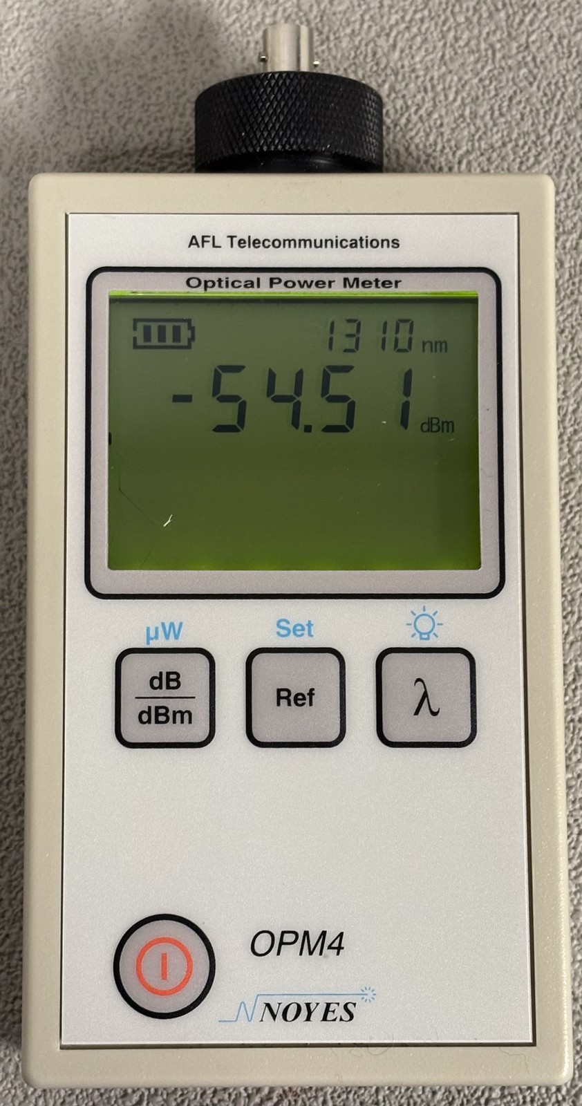 AFL Noyes OPM4-2D SM MM Fiber Optic Power Meter