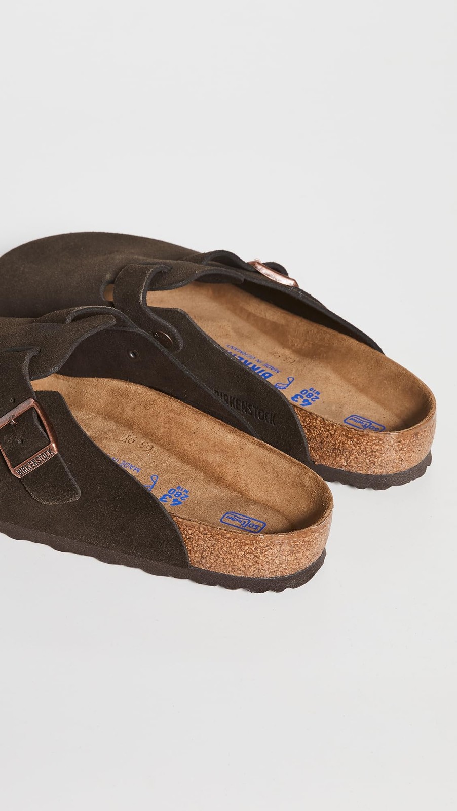 Sz 7-7.5 Women/5-5.5 Men Birkenstock Boston Clog,Mocha Suede,36 M EU