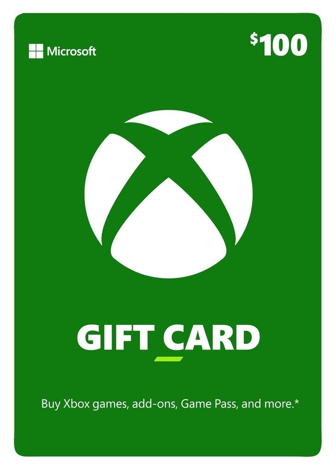 Xbox Live Us Gift Card Usd 100$