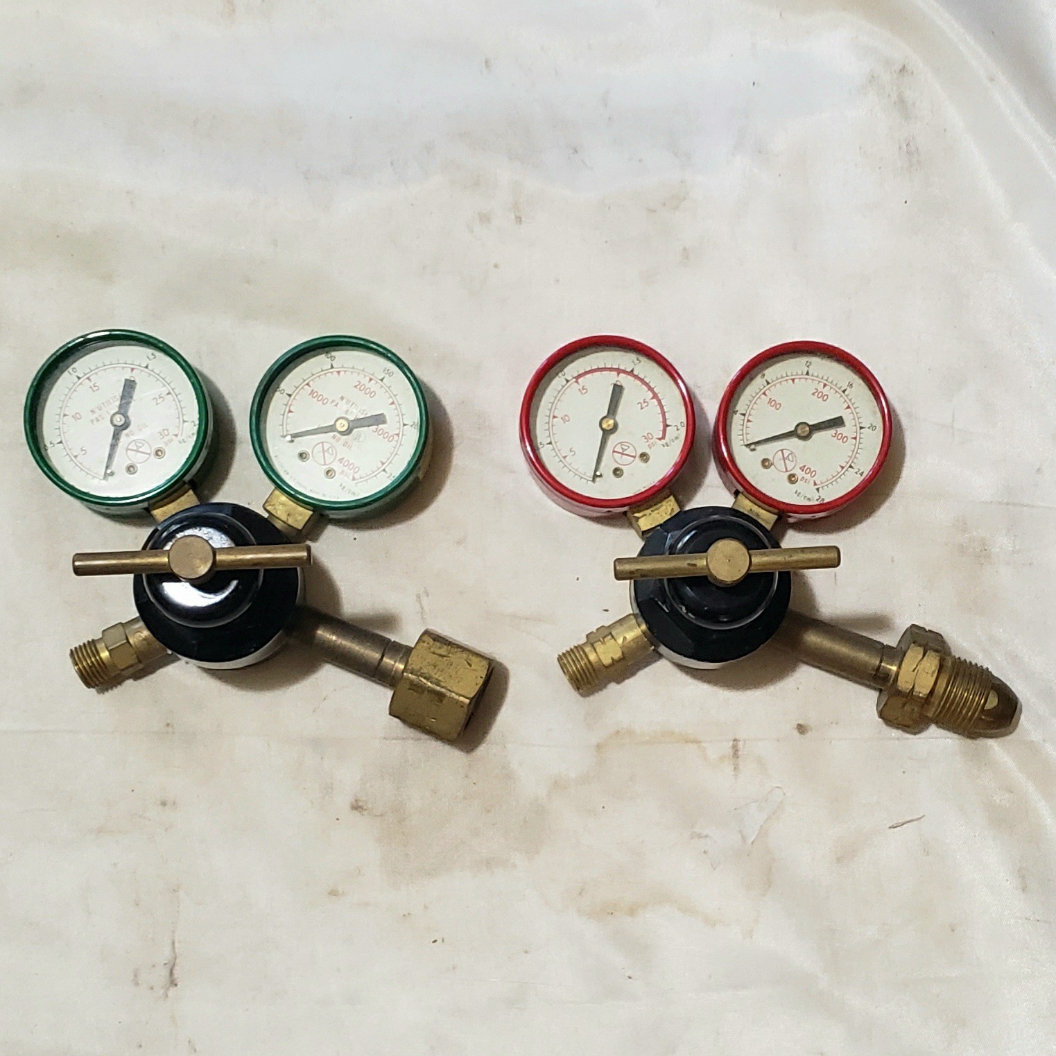 Smith Regulator Set H1940C-540 Oxygen H1945C-510 Acetylene Cutting Welding Torch