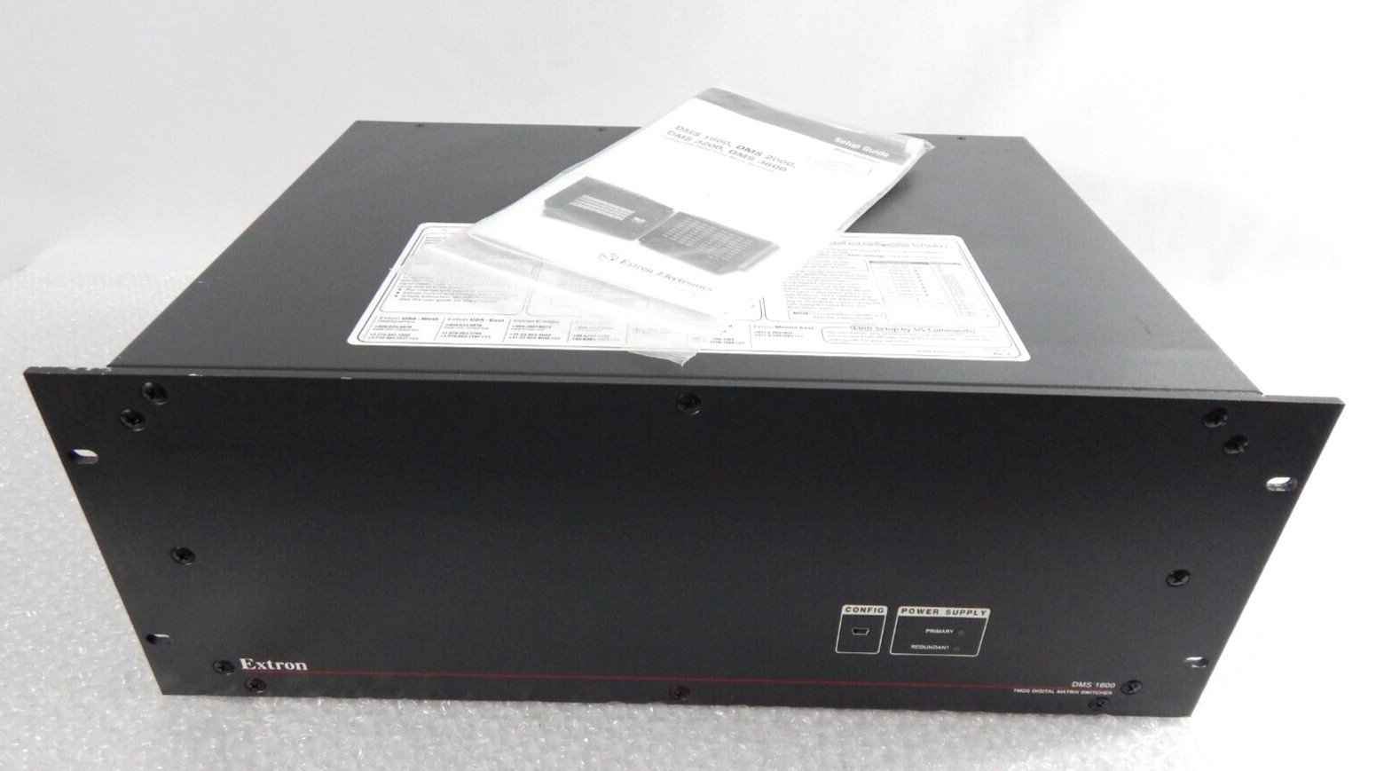 EXTRON DMS 1600 TDMS DIGITAL MATRIX SWITCHER WITH MANUAL