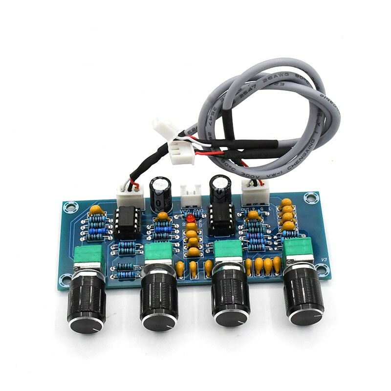 NE5532 Preamp Tone Control Board Treble Bass Adjust For Amplifier Board 12-24V