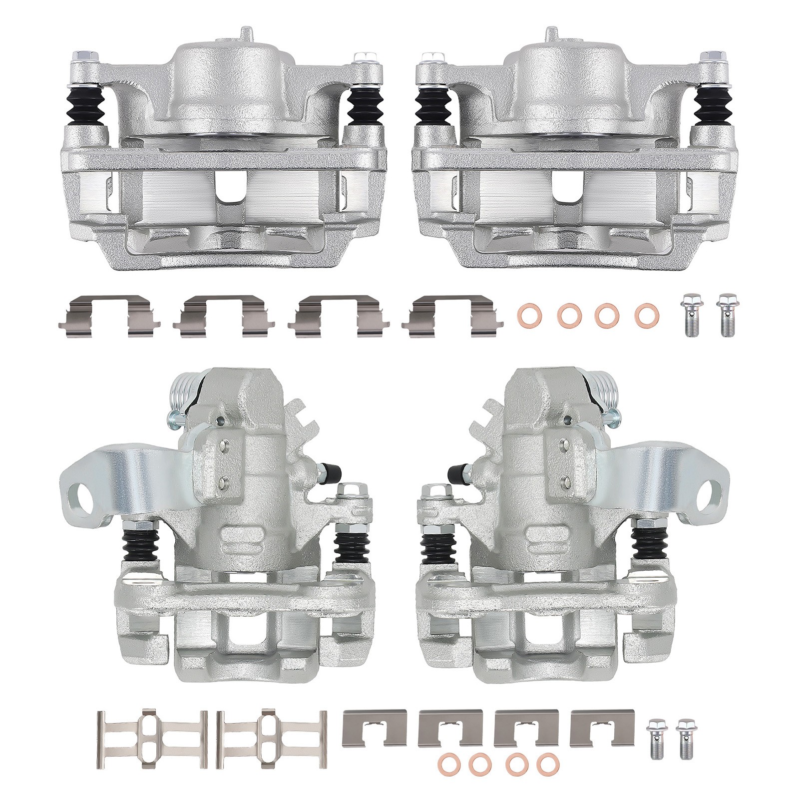 Brake Caliper Kit Front Rear for Honda Civic DX EX LX 2006-2011 19P3299 19B3298