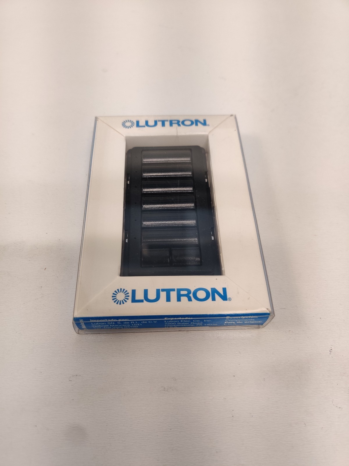 Lutron SKD-6BRL-MN-E, 6-Button, Midnight, Raise/Lower, Keypad Button Kit, 1pc