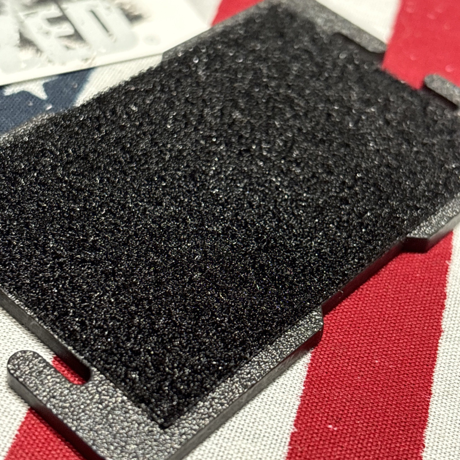 Patch Molle Panel Loop Plate Front Loop for Patches 2x3” Hard Plastic Back