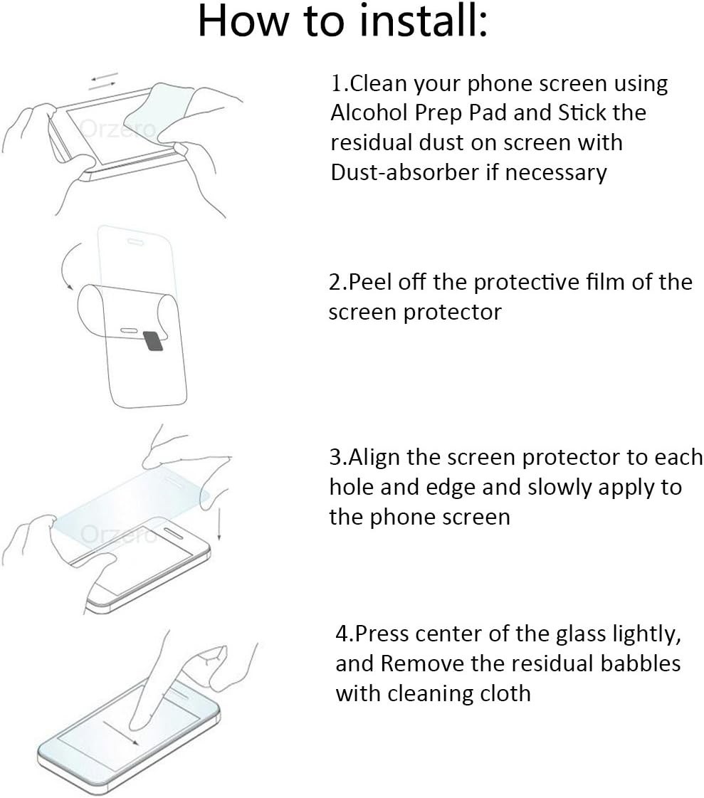 Samsung Tab A10 Plus 11" Tempered Glass Screen Protector 9H HD Clear Film 2Pack