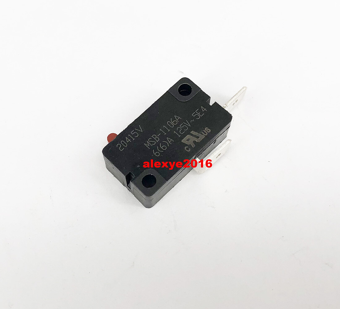 JIABEN MSB-1106A Micro Switch 20415V 6(6)A 125VAC 2 Pins Normally Open no Lever