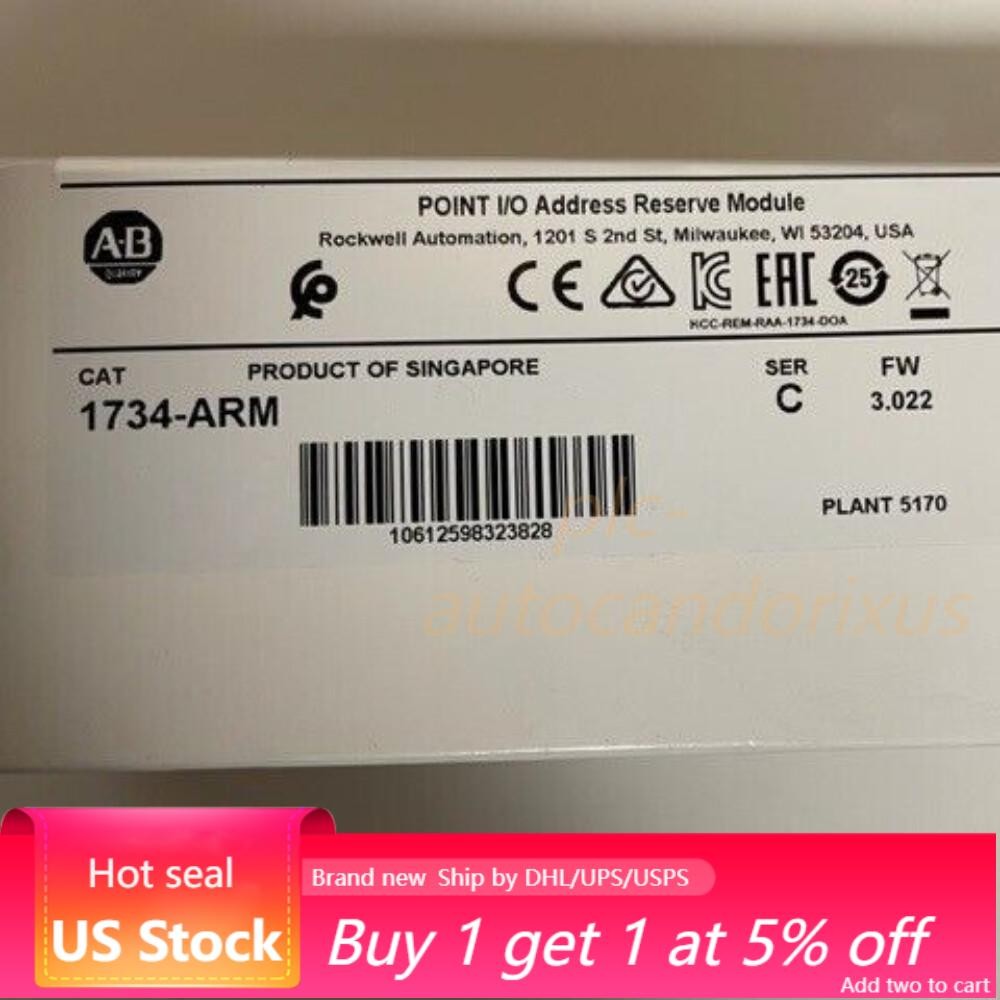 NEW 1734-ARM AB POINT I/O Address Reserve Module 1734-ARM US Free Tax