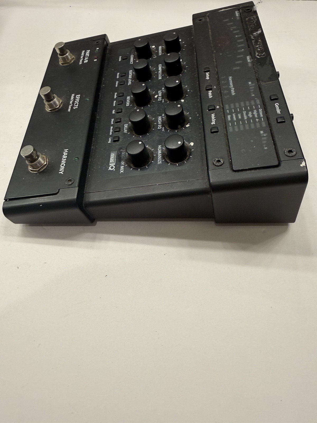 Digitech Vocalist Live 3 Vocal Multi Effects Processor Pedal + Power Supply