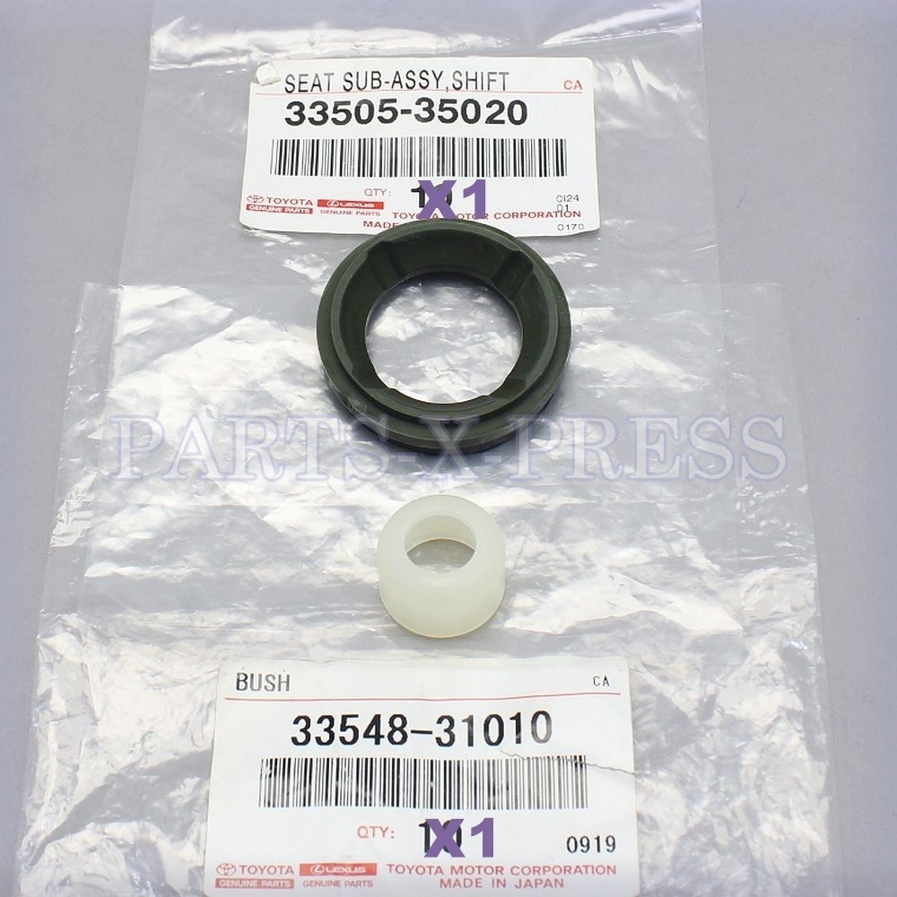 Toyota OEM Manual Shifter Bushing Rebuild KIT 33548-31010 / 33505-35020