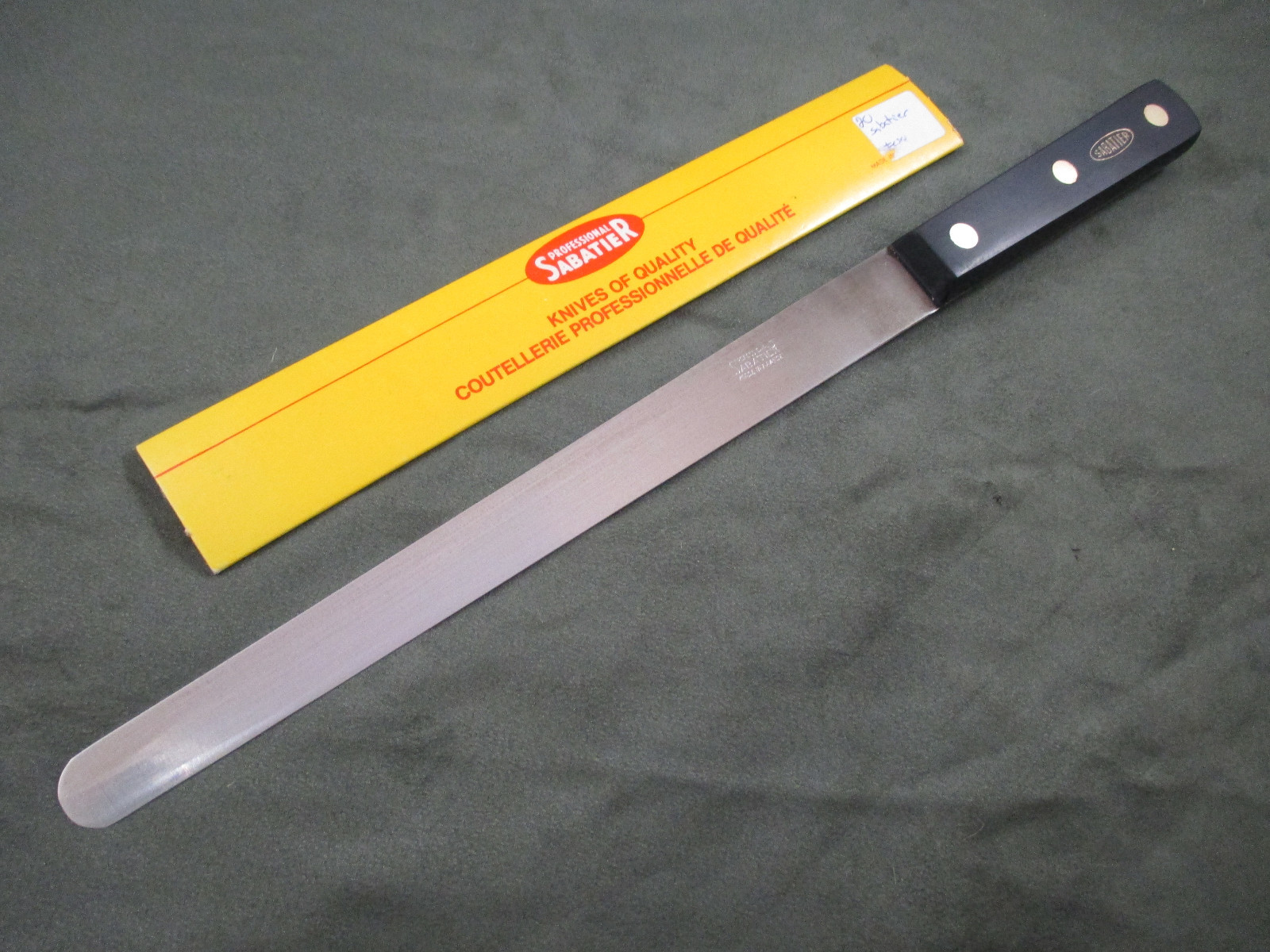 Sabatier Professional Round Nose Flexible 10 inch Stainless Steel Slicer