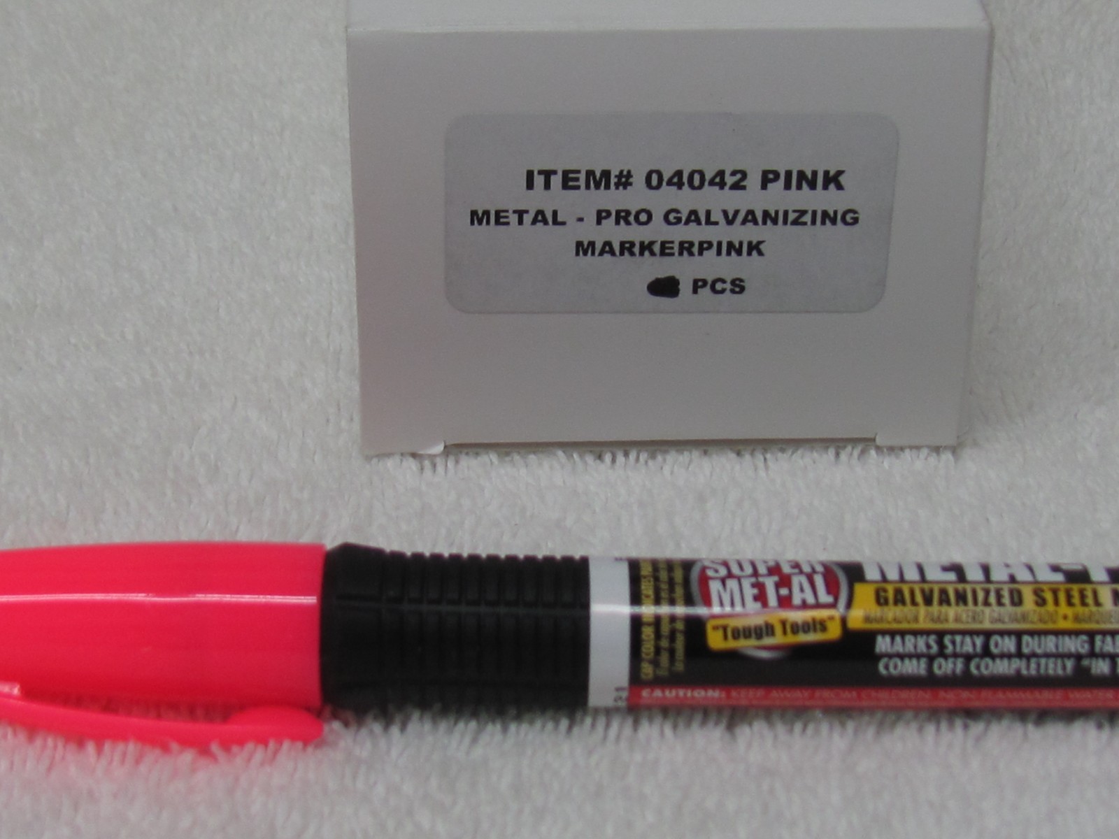 Metal-Pro Galvanized Steel Marker in Pink