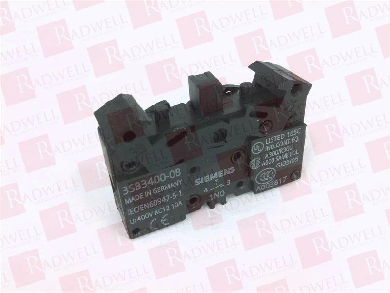 SIEMENS 3SB3400-0B / 3SB34000B (USED)