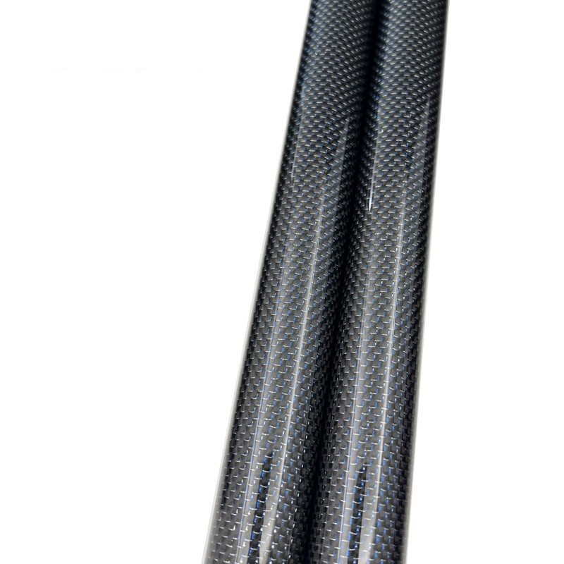 Gold Wire Blue 3K Carbon Fiber Tube 6 8 10 12 16 18 20 30 34mm Carbon Fiber Tube