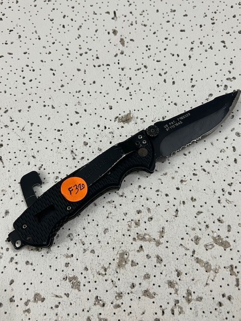 Gerber Hinderer rescue firefighter, paramedic knife/multi tool black —