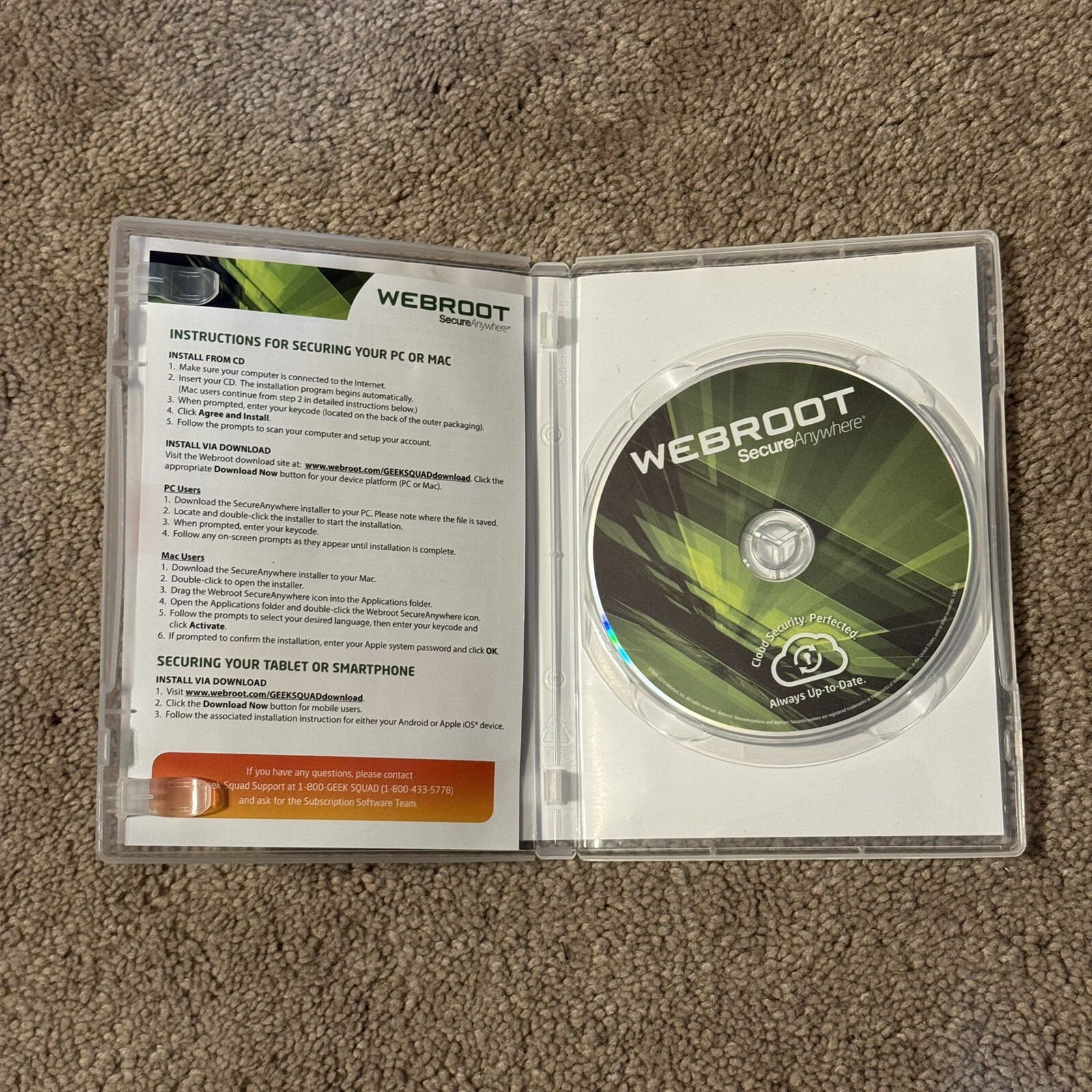 Webroot Internet Security CD