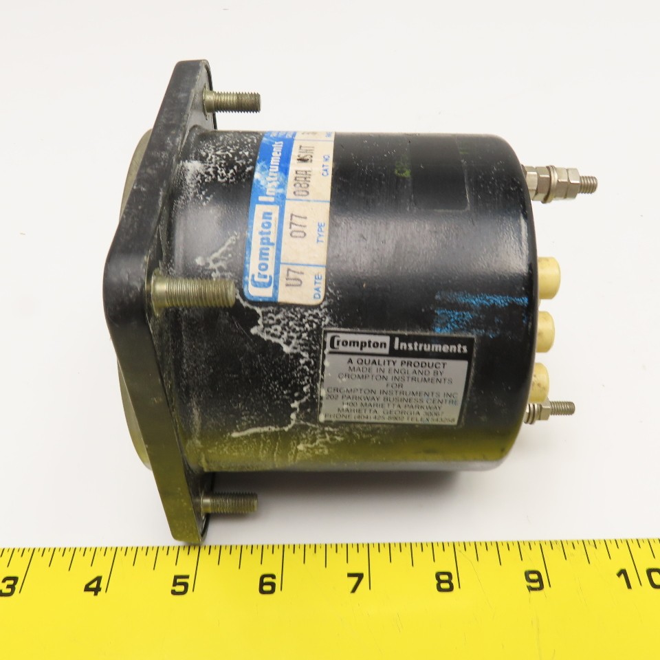 Crompton 08AA LSNT Type 077 0-50A Panel AC Amp Meter