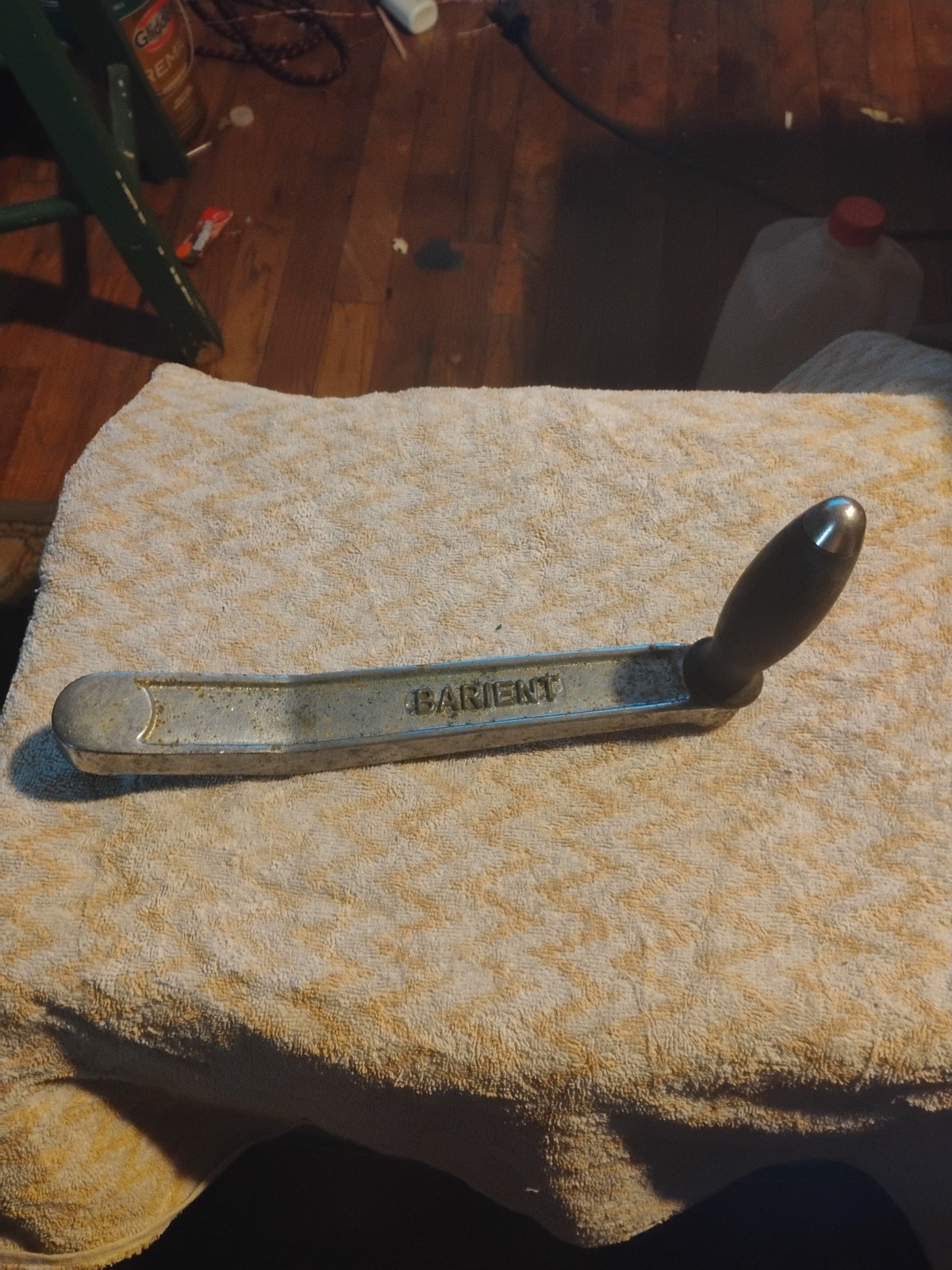 Barient 11" Chrome Over Bronze Non-locking Winch Handle