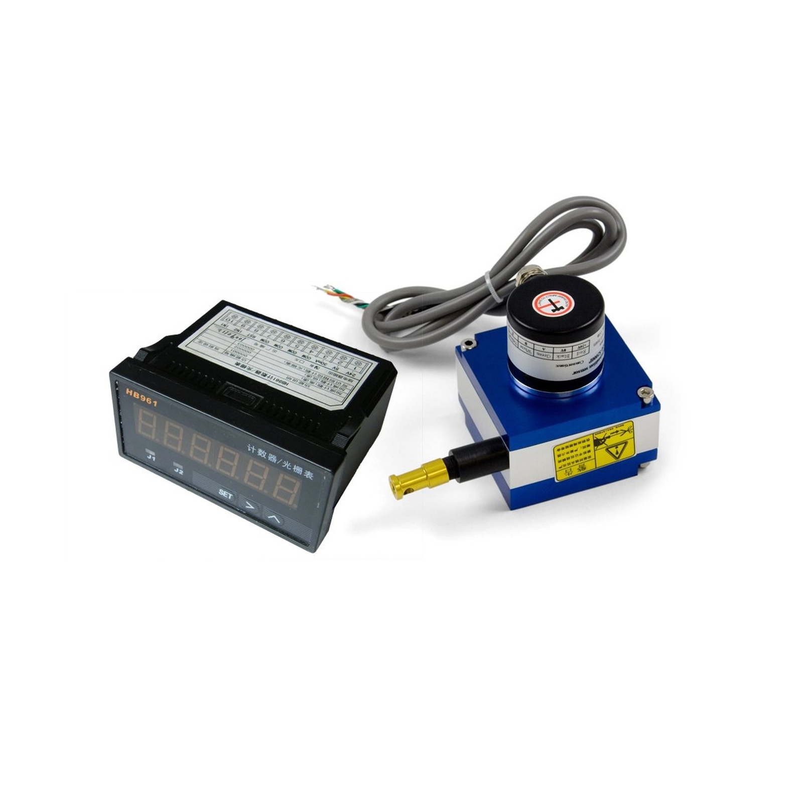 CALT 1 Meter 1000mm Stroke Linear String Pot Encoder Sensor 6 Digit Digital M...