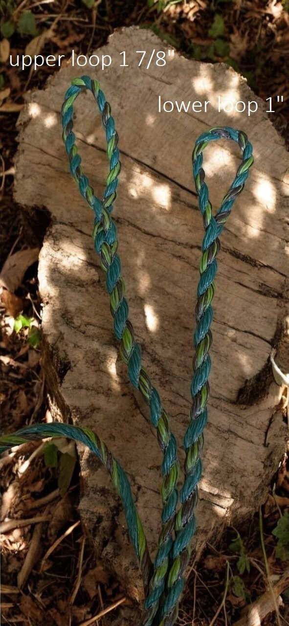 Flemish Twist Bowstring / NEW TRI-COLOR SERIES / B55 / CHOOSE STRING LENGTH!