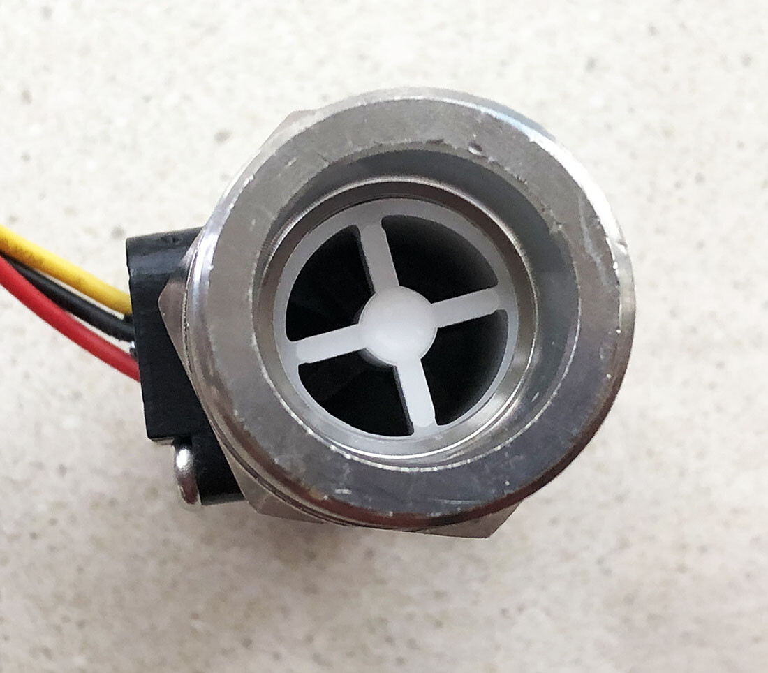 Stainless Steel 3/4" NPT Hall sensor flow meter