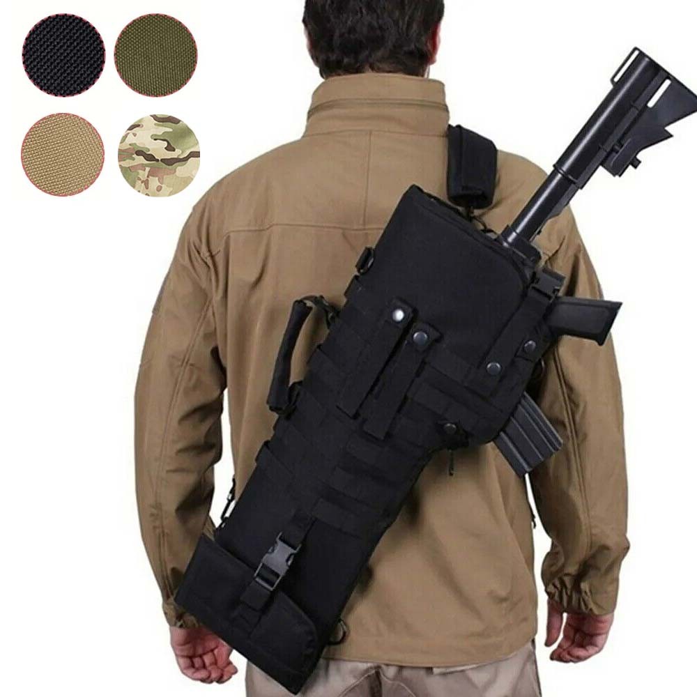 Waterproof Big Backpack Tactical Shotgun Rifle Bag Gun Carry Case Hunting
