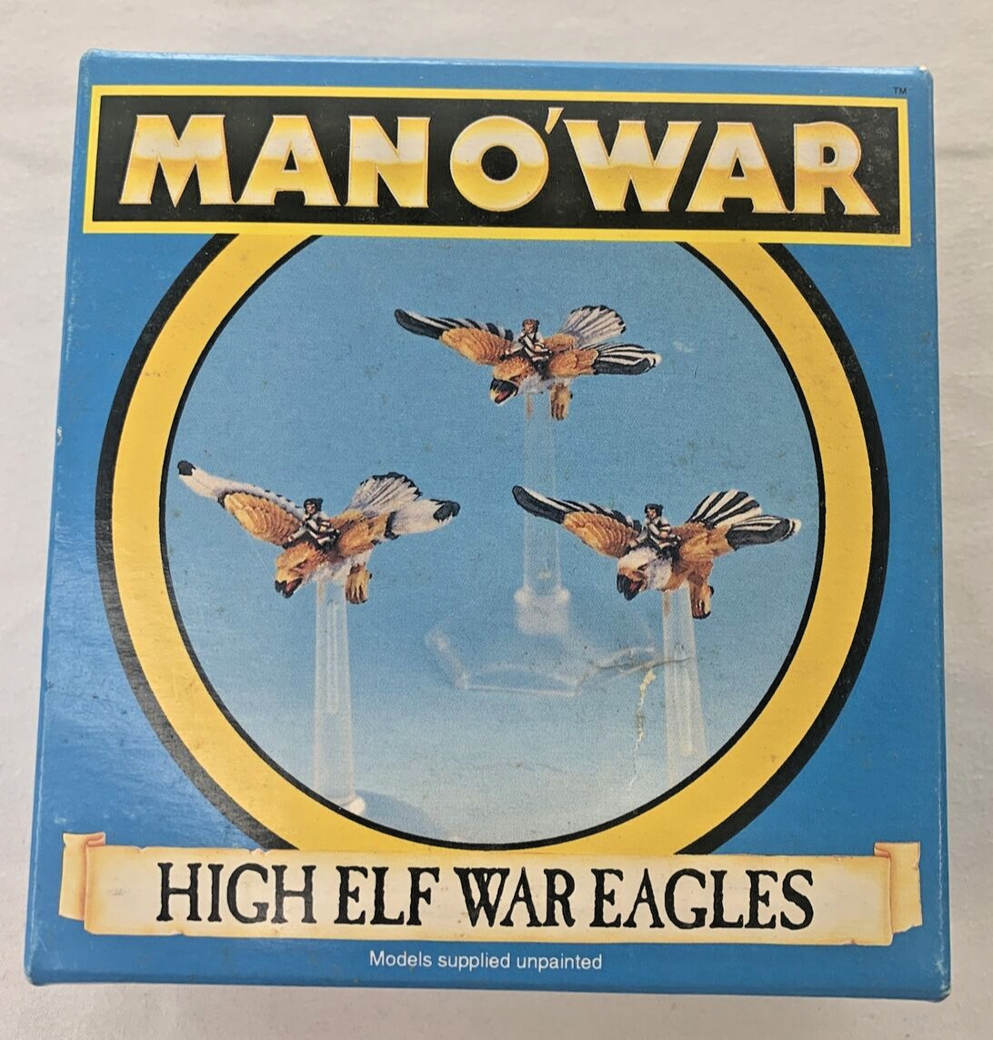 Games Workshop Man O' War High Elf War Eagles New Open Box
