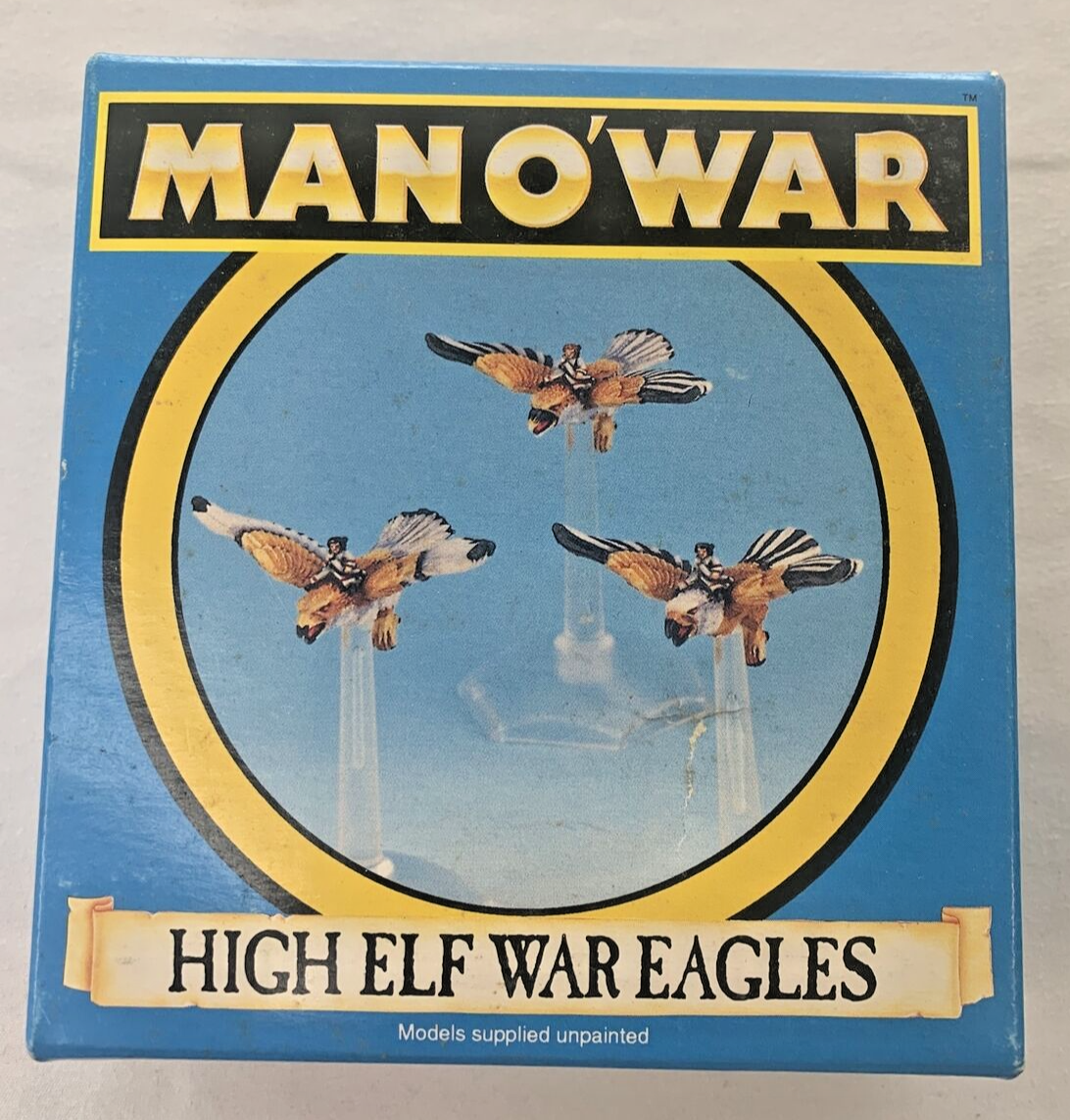 Games Workshop Man O' War High Elf War Eagles New Open Box